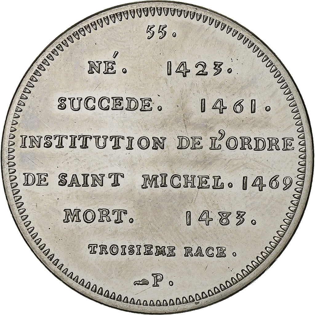 France, Medal, Roi de France, Louis XI, Copper-nickel, Piéfort, MS(64)