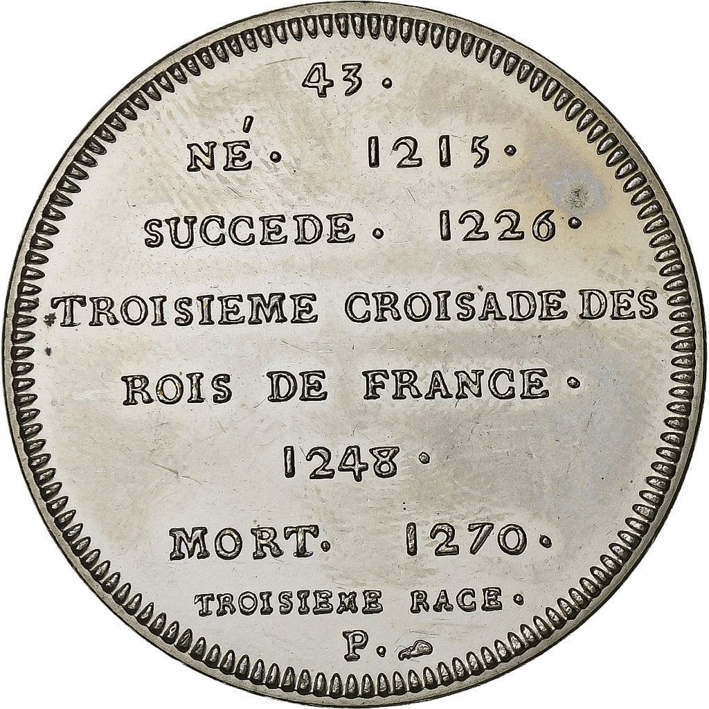 Francia, medaglia, Roi de France, Saint Louis, Rame-nichel, Piéfort, SPL+