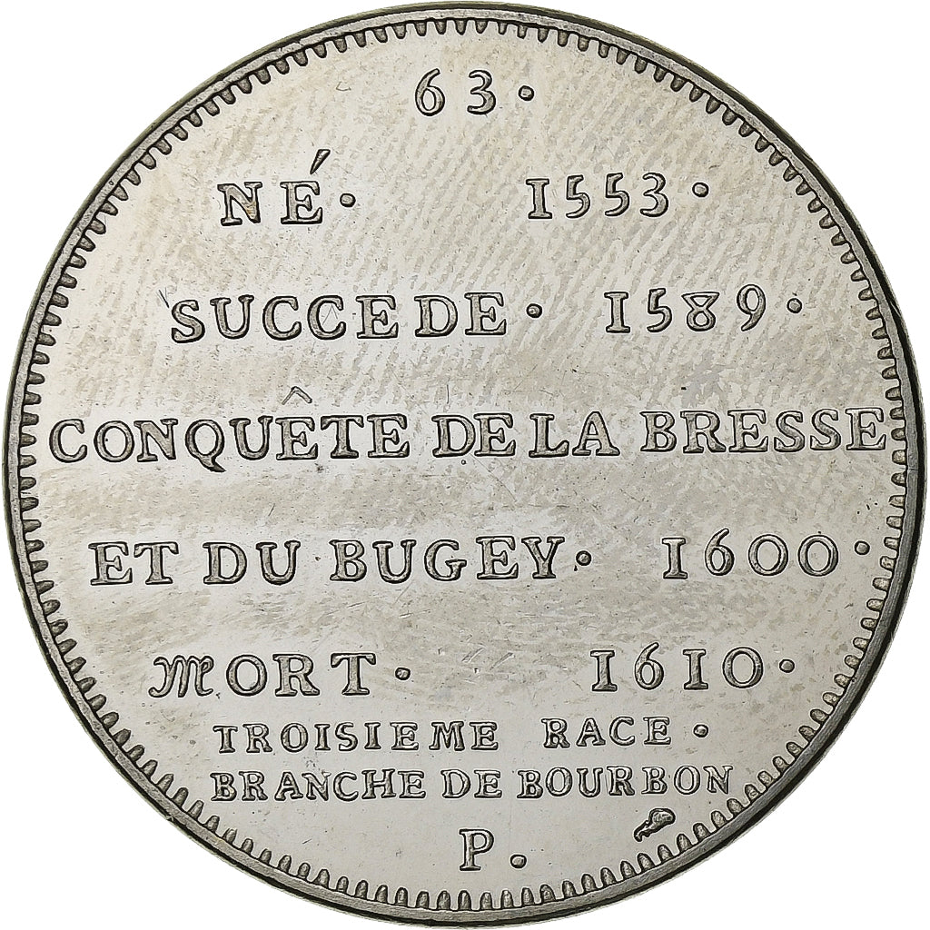 Francia, medaglia, Roi de France, Henri IV, Rame-nichel, Piéfort, SPL+
