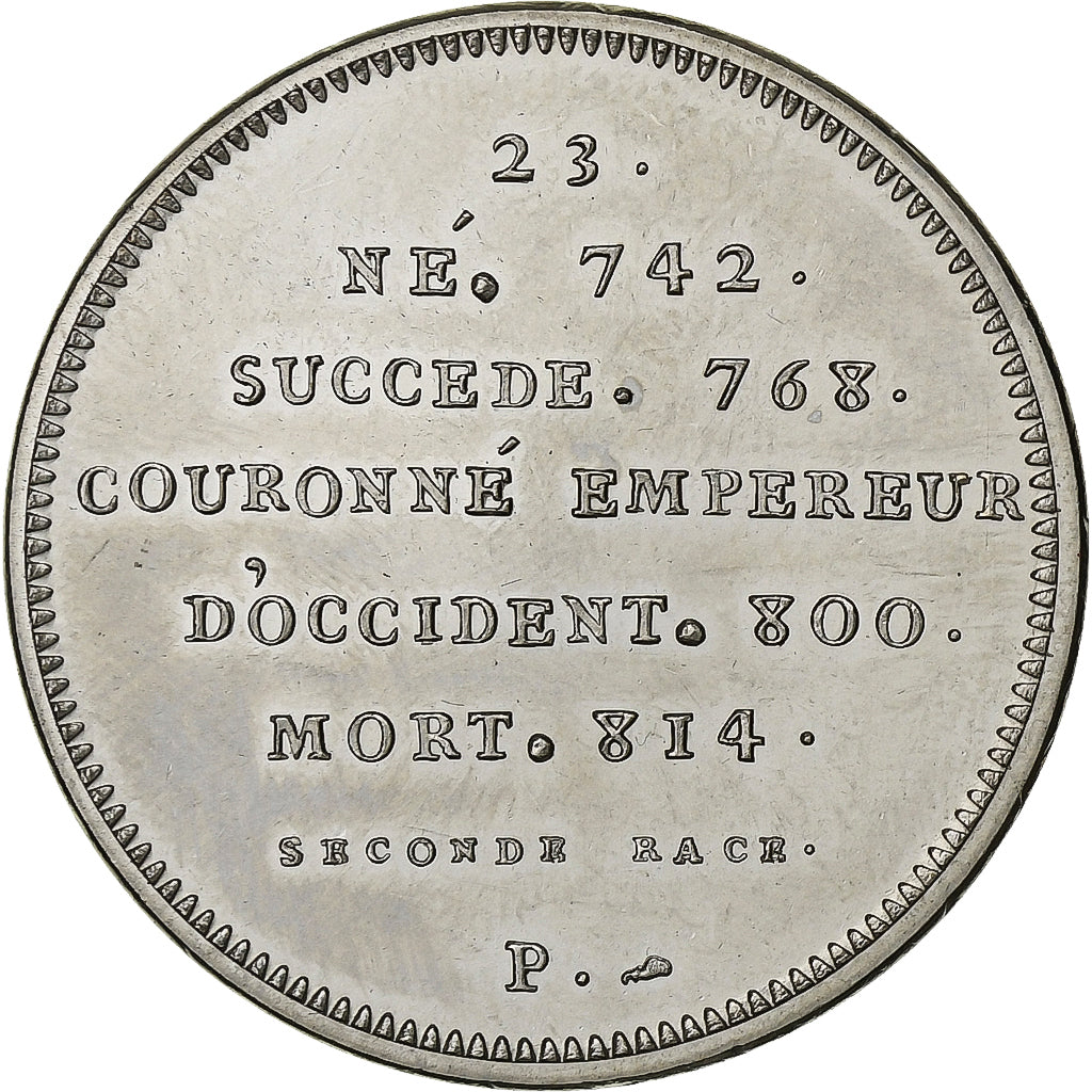 Francia, medaglia, Roi de France, Charlemagne, Rame-nichel, Piéfort, SPL+