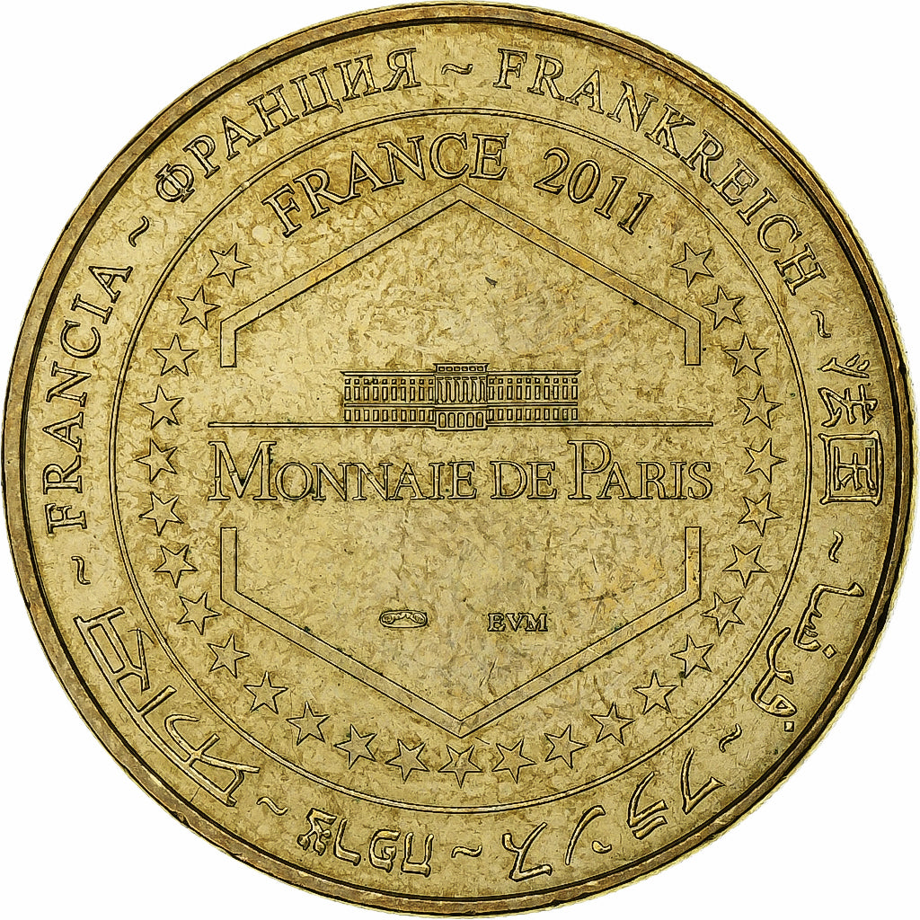 Francia, ficha, 77/ Disneyland Paris, 2011, Rame-nichel-alluminio, Monnaie de