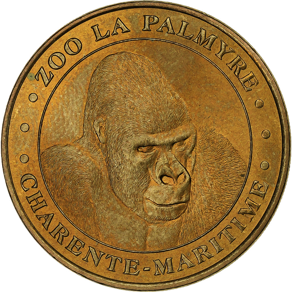 Francia, ficha, 17/ Zoo de la Palmyre - Gorille, 2002, Rame-nichel-alluminio