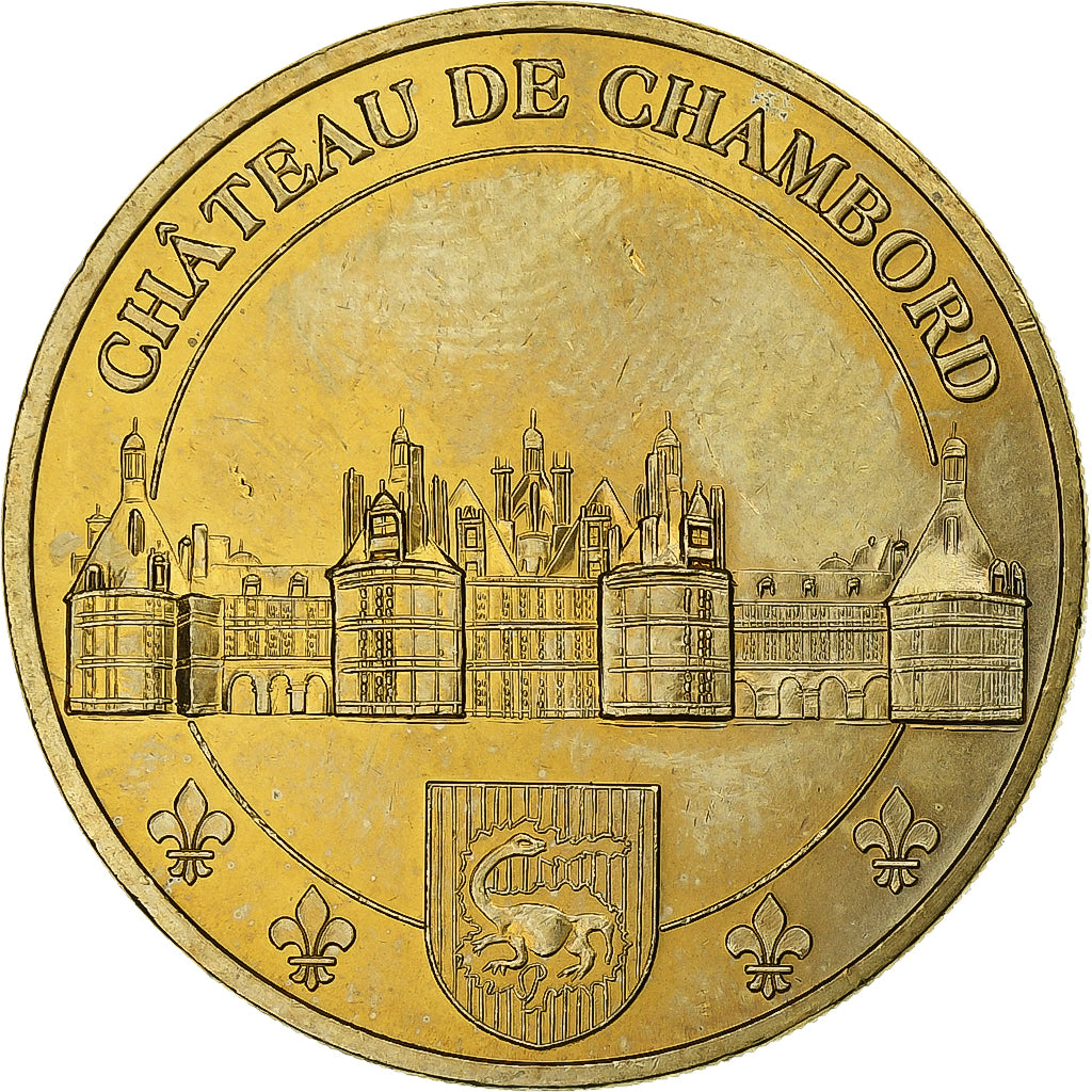 Francia, ficha, Chambord - Le château -Armoiries, 2004, Rame-nichel-alluminio