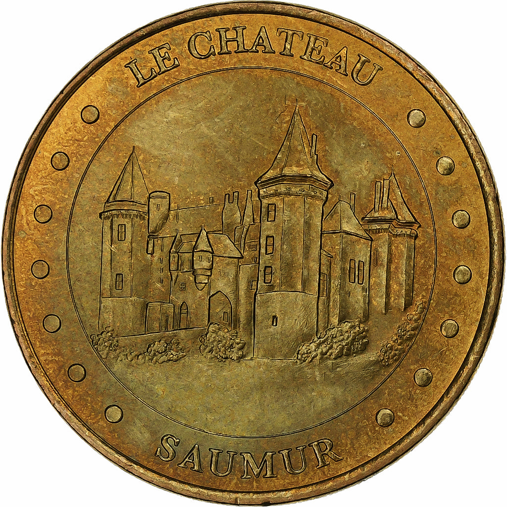 France, Jeton, Saumur - Le château n° 2, 2002, Cupro-nickel Aluminium, SUP