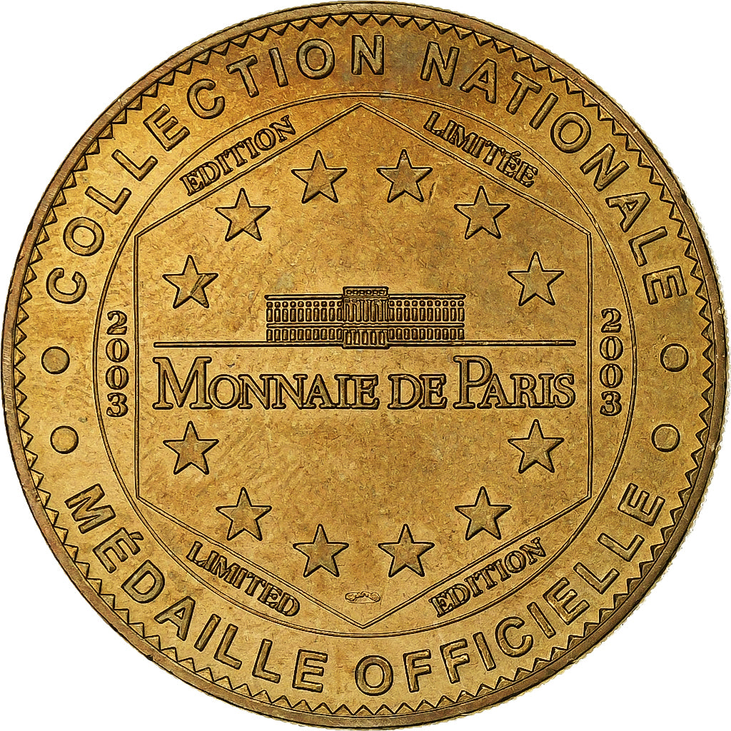France, Token, 17/ Zoo de la Palmyre - Guépards, 2003, Copper-nickel Aluminium