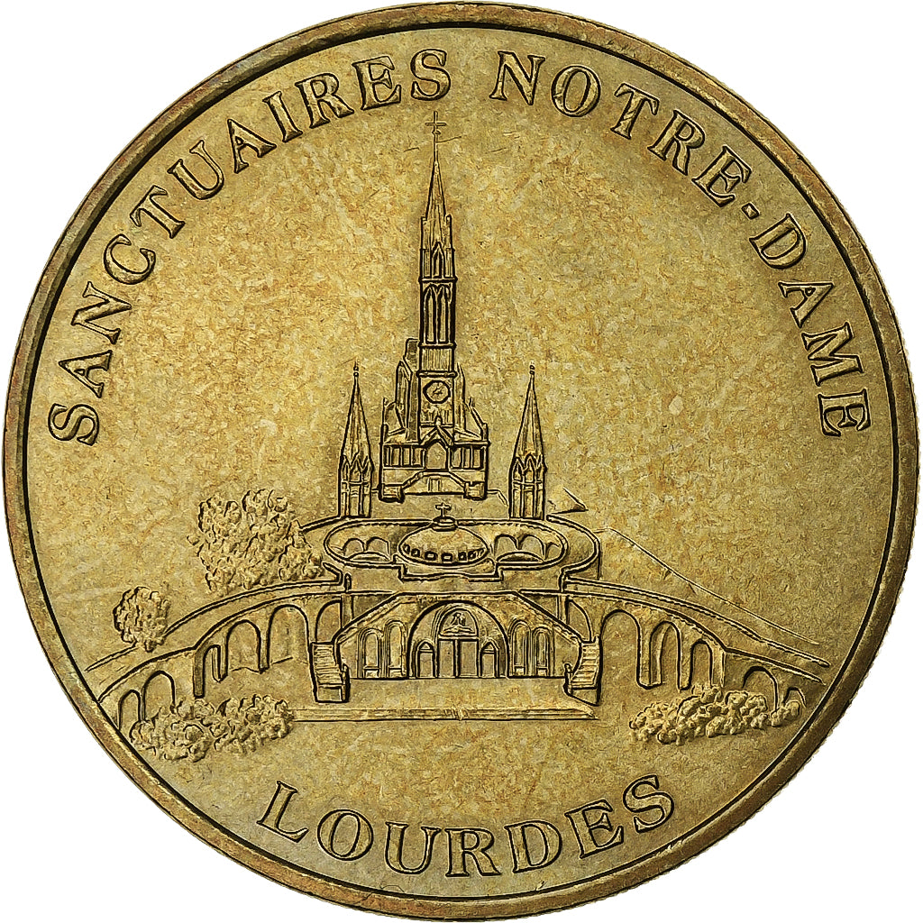 Frankreich, betaalpenning, Sanctuaire de Notre dame de Lourdes, Copper-nickel