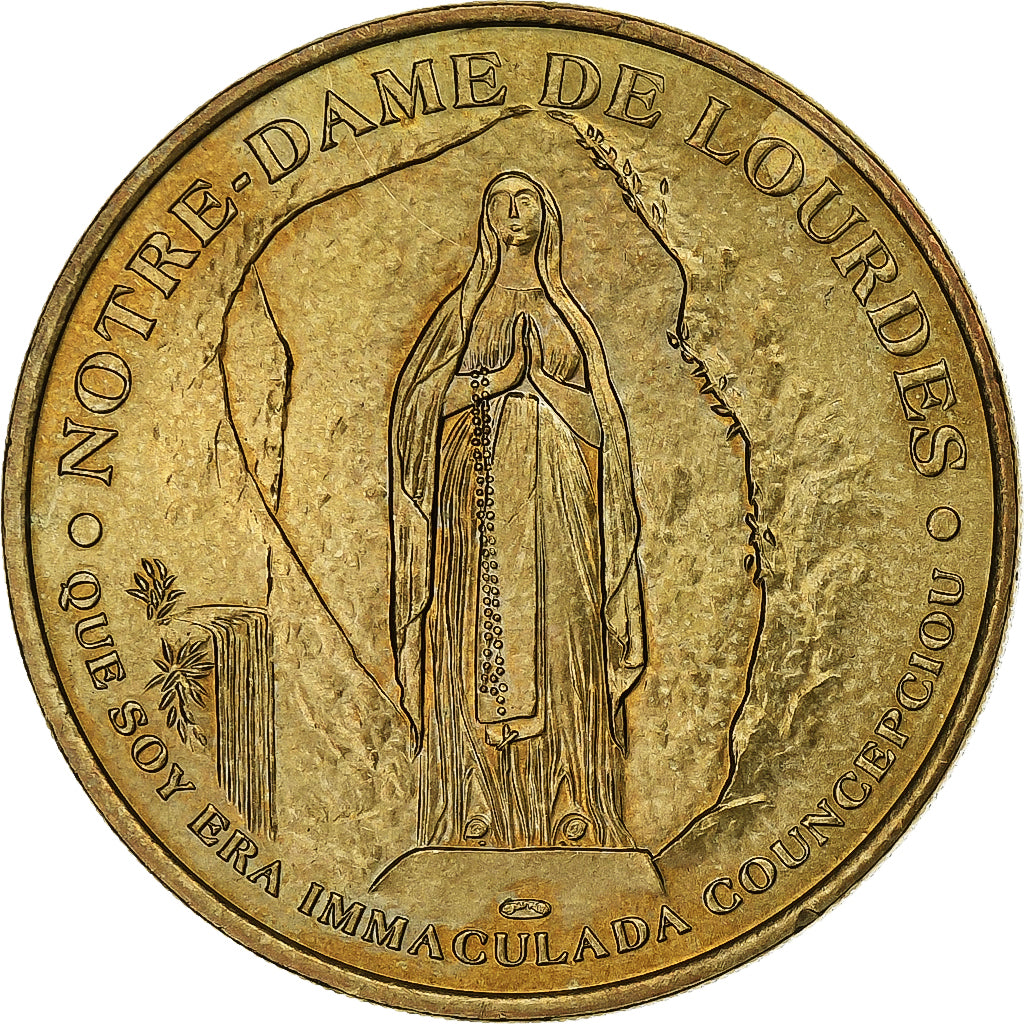 Frankreich, betaalpenning, Sanctuaire de Notre dame de Lourdes, Copper-nickel