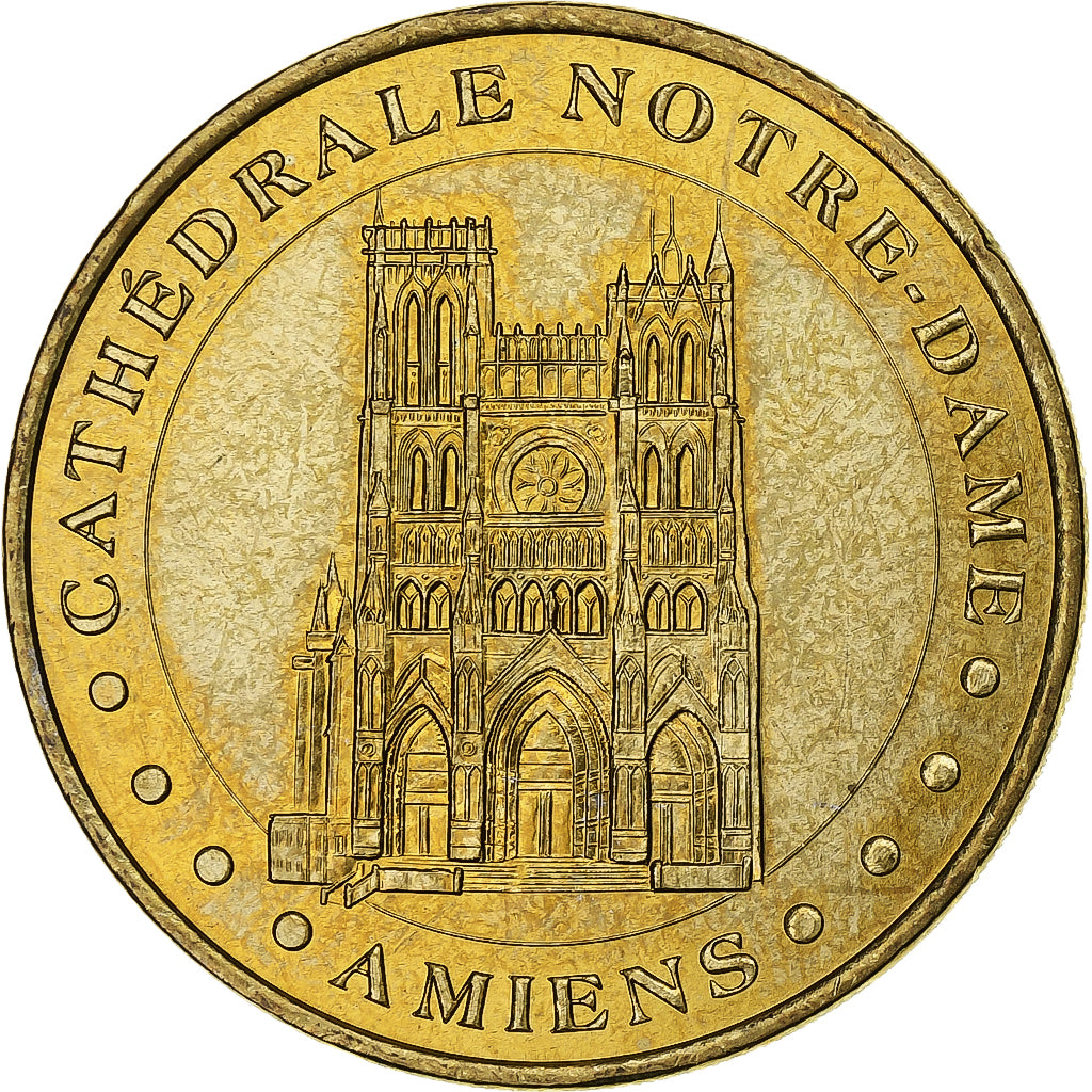France, Token, Cathédrale Notre-Dame d'Amiens, 2001, Copper-nickel Aluminium