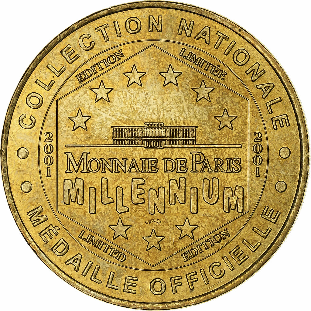 France, Token, Cathédrale Notre-Dame d'Amiens, 2001, Copper-nickel Aluminium