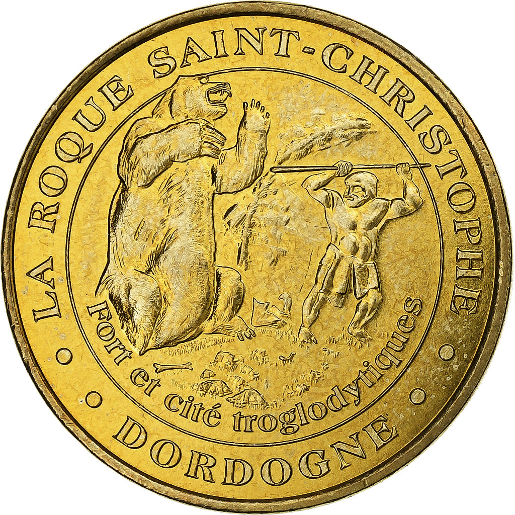 France, Token, La Roque Saint-Christophe, 2005, Copper-nickel Aluminium, MDP