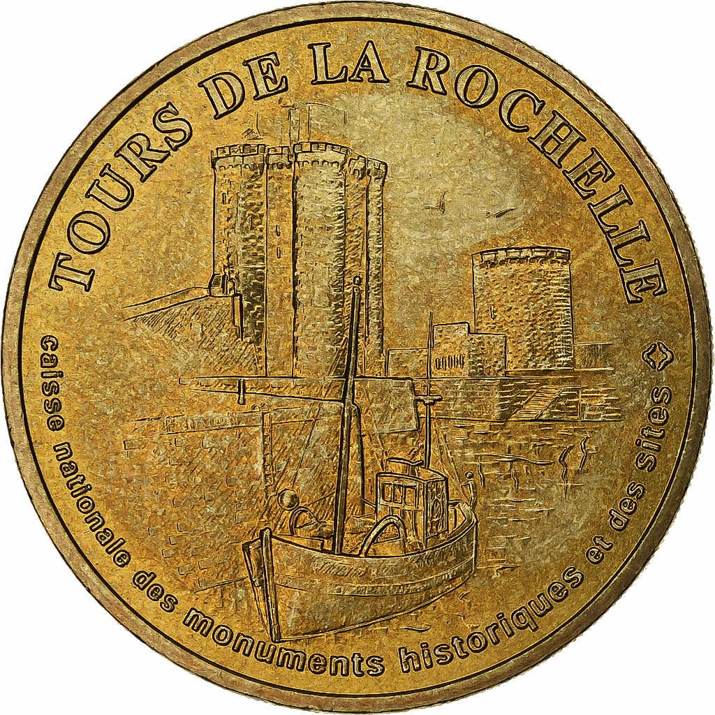Frankreich, betaalpenning, Les Tours de la Rochelle, 2004, Copper-nickel