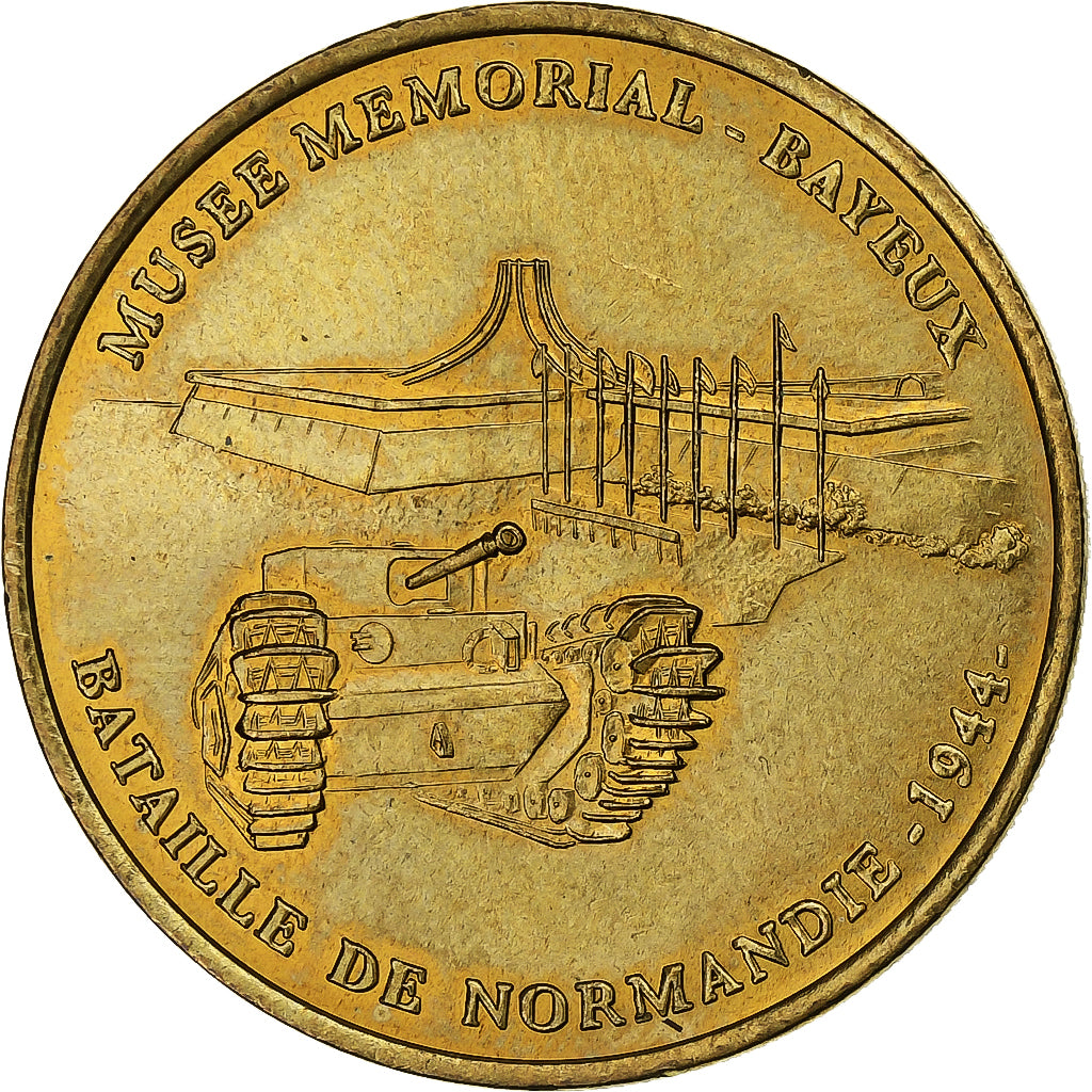 Frankreich, betaalpenning, Bayeux - Mémorial n°1, 2001, Copper-nickel