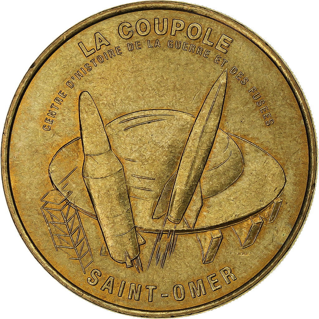 Frankreich, betaalpenning, Helfaut - La Coupole n°1, 2001, Copper-nickel