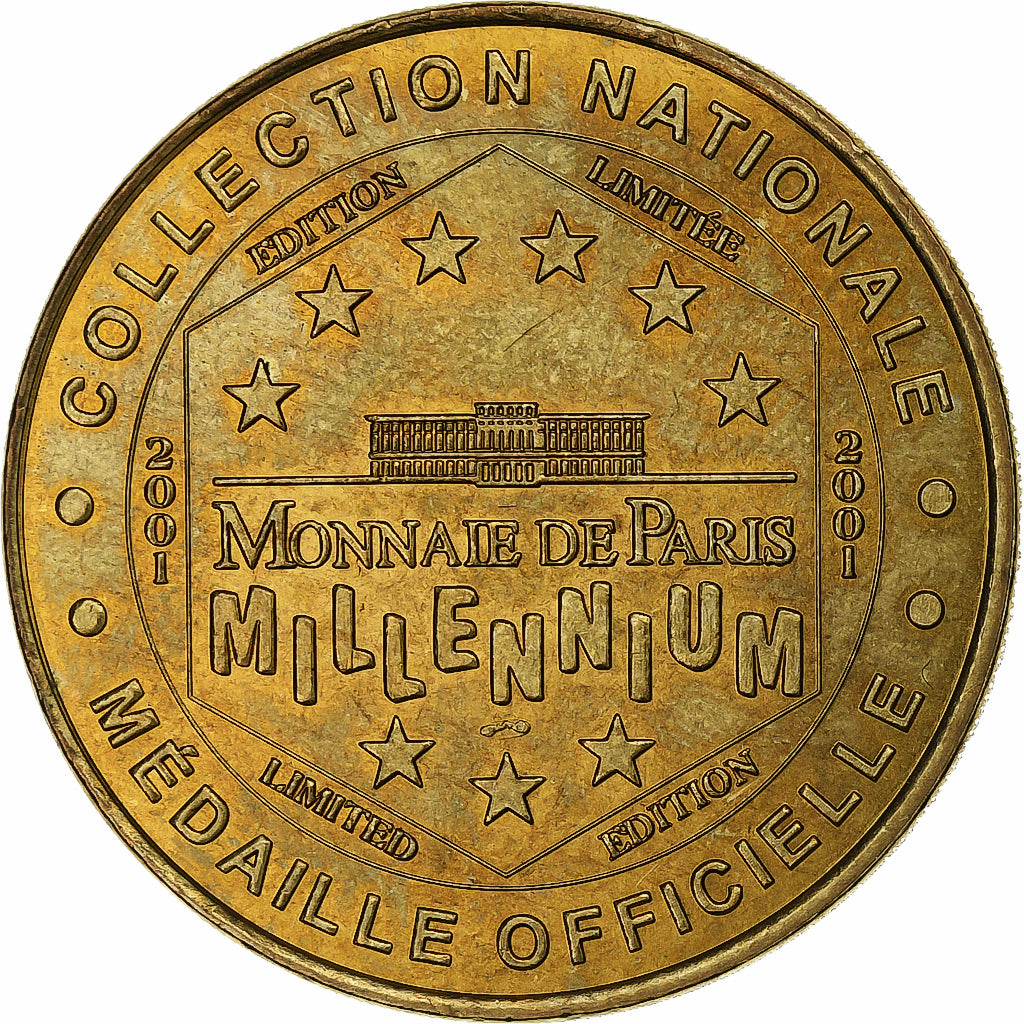 Frankreich, betaalpenning, Helfaut - La Coupole n°1, 2001, Copper-nickel