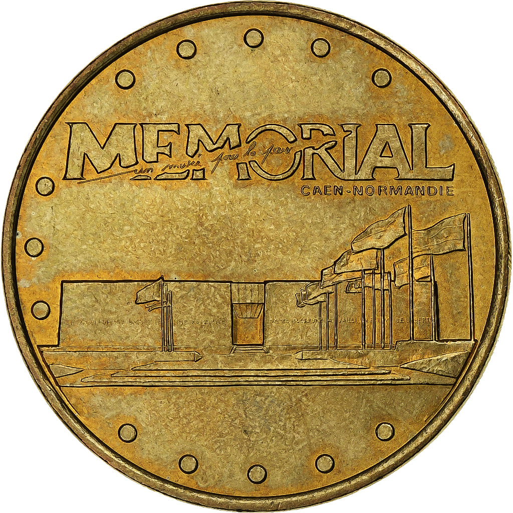 Francia, ficha, Caen - Mémorial n°1, 2003, Rame-nichel-alluminio, Monnaie de