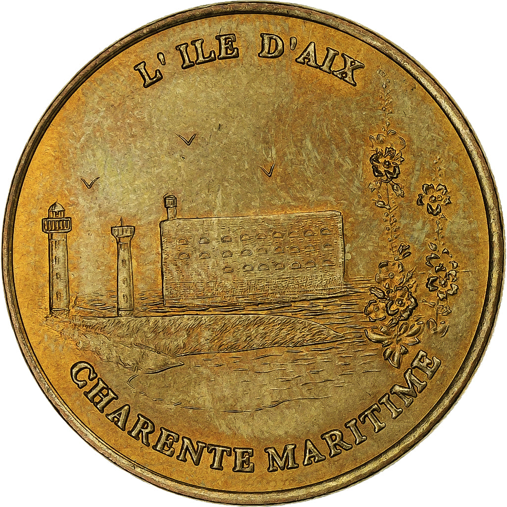 Francia, Gettone, L'Ile d'Aix, Charente Maritime, 2002, Rame-nichel-alluminio