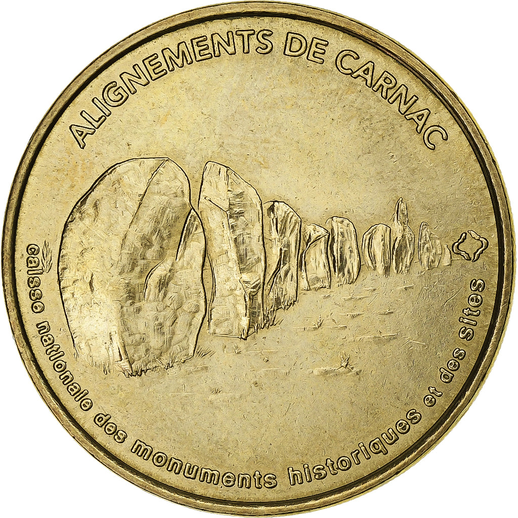 Francia, ficha, Carnac - Les alignements n°1, 1998, Rame-nichel-alluminio, MDP