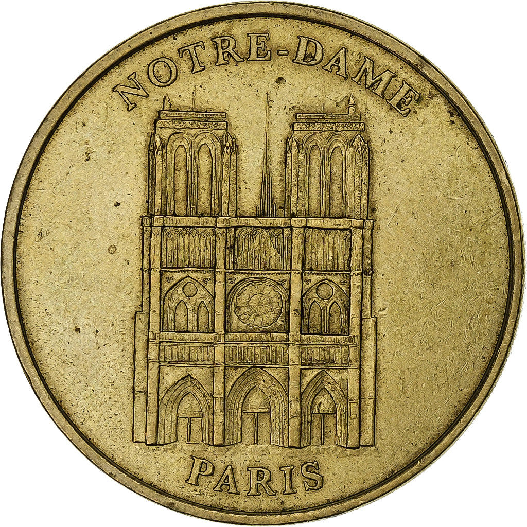 Francia, ficha, Paris - Notre Dame n°1, 1998, Rame-nichel-alluminio, MDP, BB
