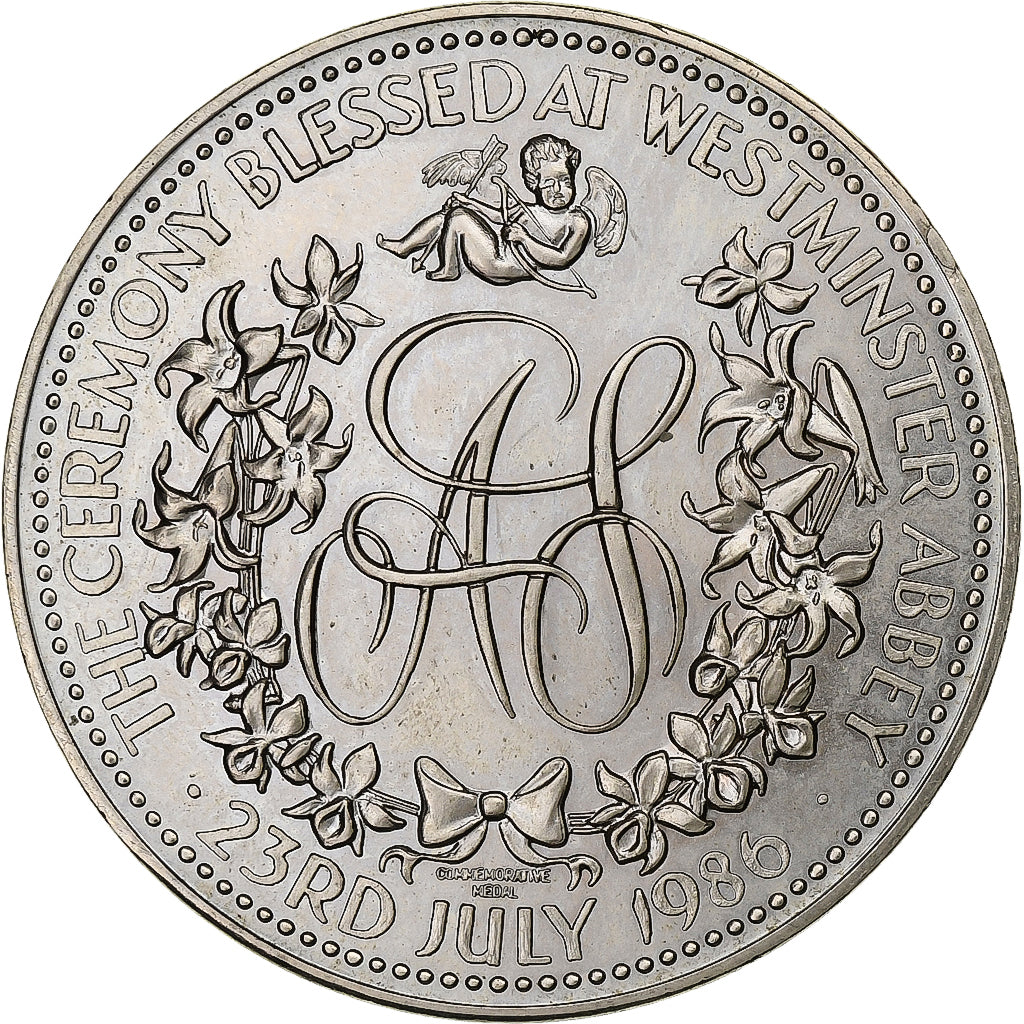 Royaume-Uni, Médaille, Mariage de Sarah Ferguson et d’Andrew d’York, 1986