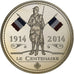Francia, medaglia, Centenaire de la Première Guerre Mondiale, 1914-2014