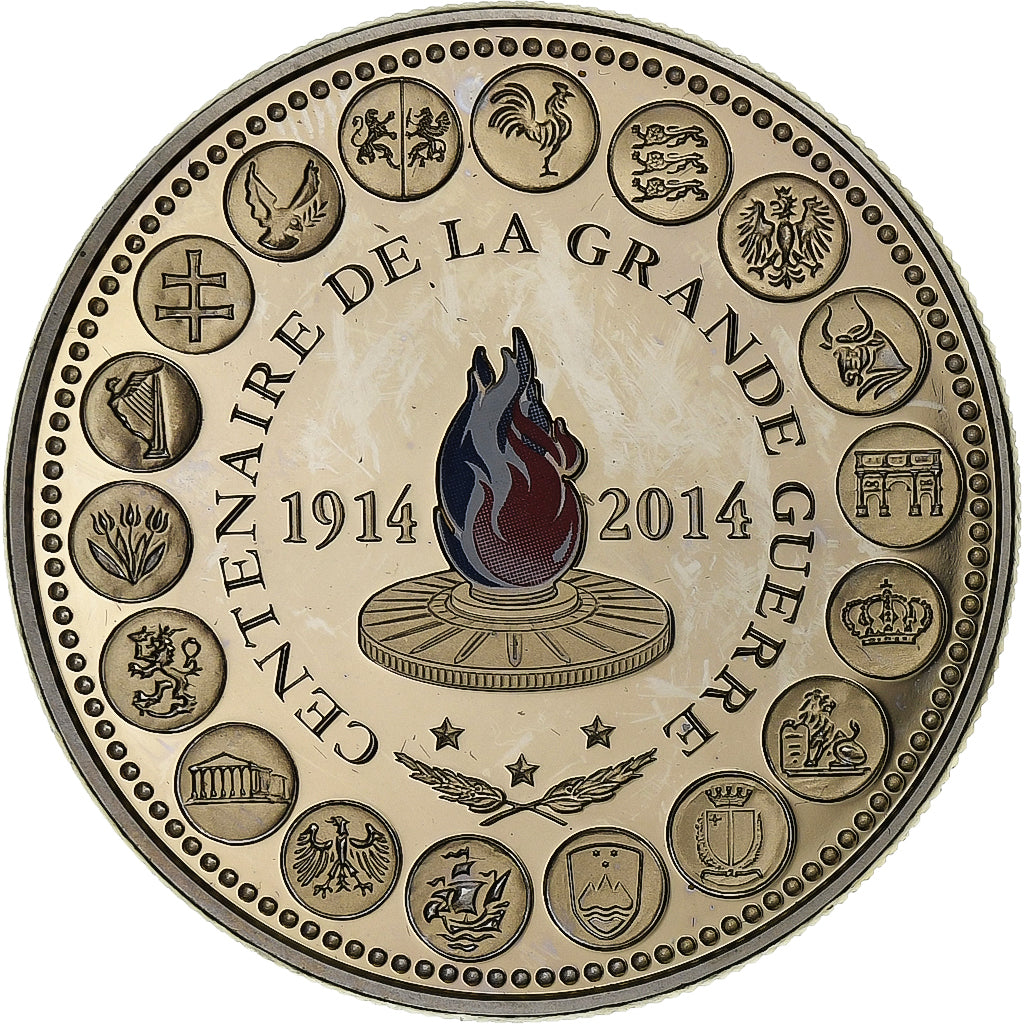 Francia, medaglia, L'Europe des XXVIII, Centenaire de la Grande Guerre