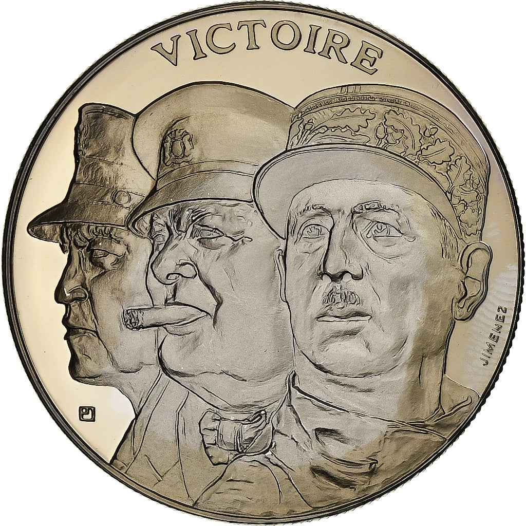 Francia, medaglia, Seconde Guerre Mondiale, Victoire du 8 Mai 1945, Rame-nichel