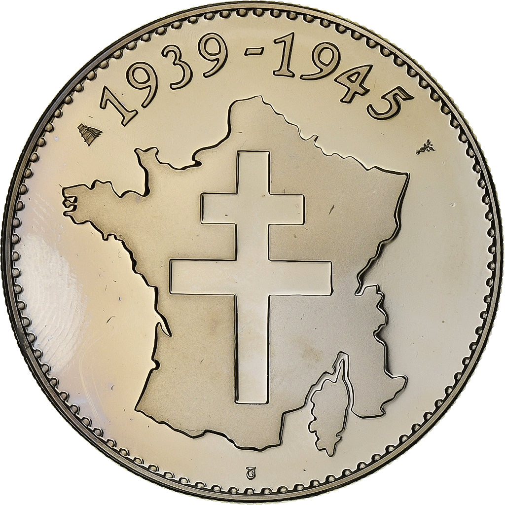 Francia, medaglia, Seconde Guerre Mondiale, Victoire du 8 Mai 1945, Rame-nichel