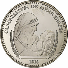 Vaticano, medaglia, Canonisation de Mère Teresa, 2016, Rame-nichel, FDC
