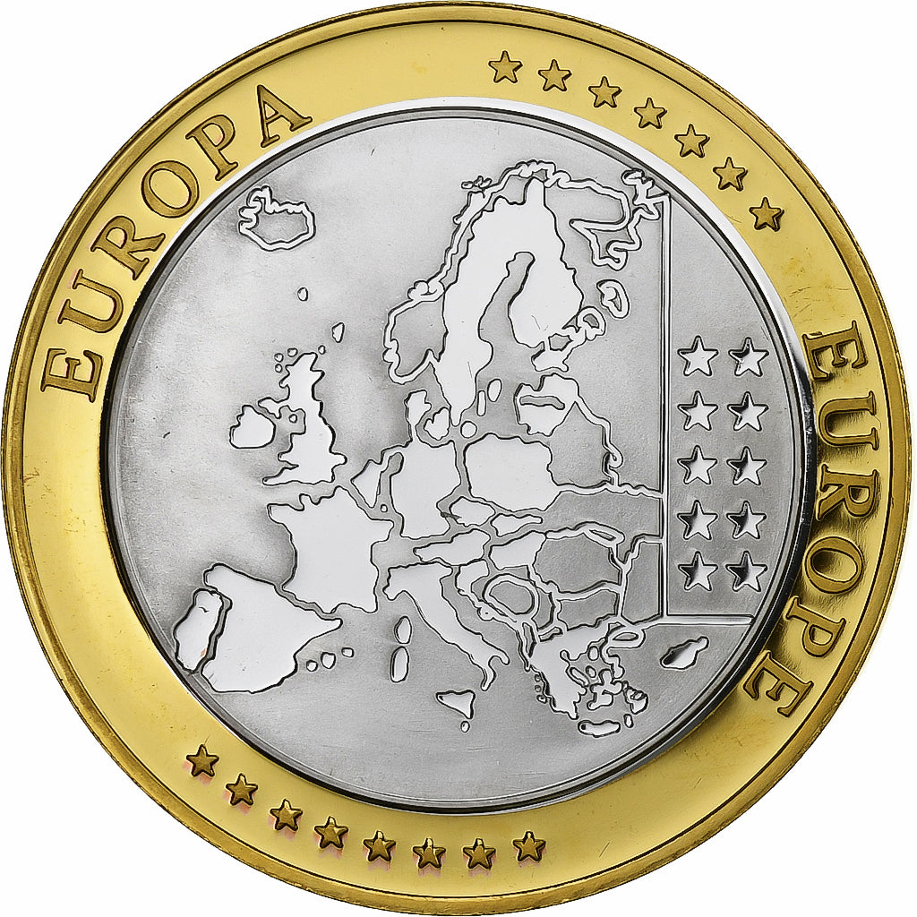 Monaco, Médaille, L'Europe, Monaco, Argent, FDC