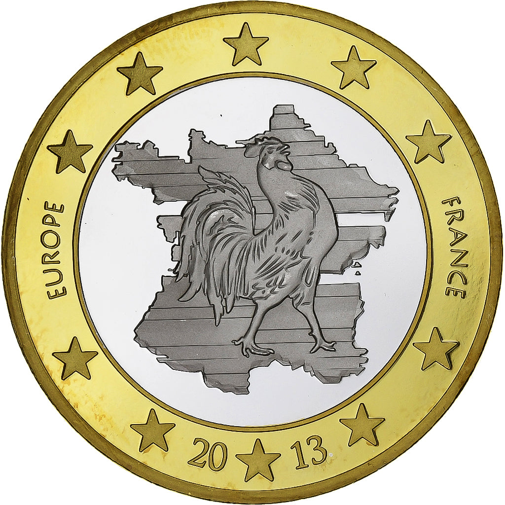 France, Medal, Europe, 5 Euro Essai, 2013, Bi-Metallic, MS(65-70)