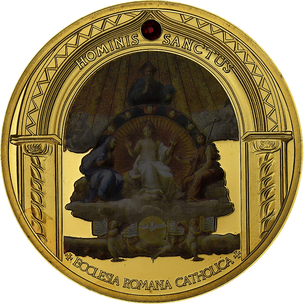 Vatican, Medal, Saint Jean-Paul II, Copper Gilt, MS(65-70)