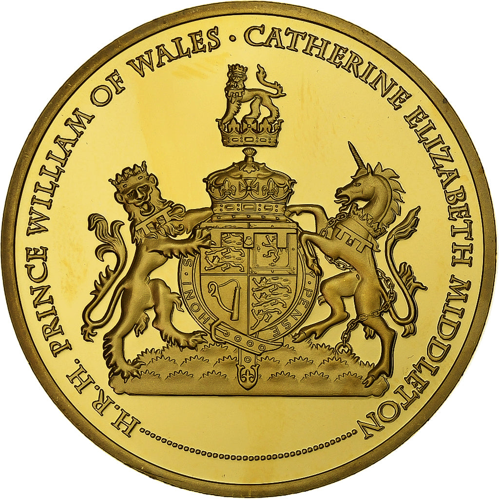 Royaume-Uni, Médaille, Prince George Alexander Louis of Cambridge, Copper Gilt