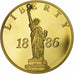 United States of America, Medaille, Statue de la Liberté, Copper Gilt, Beacon