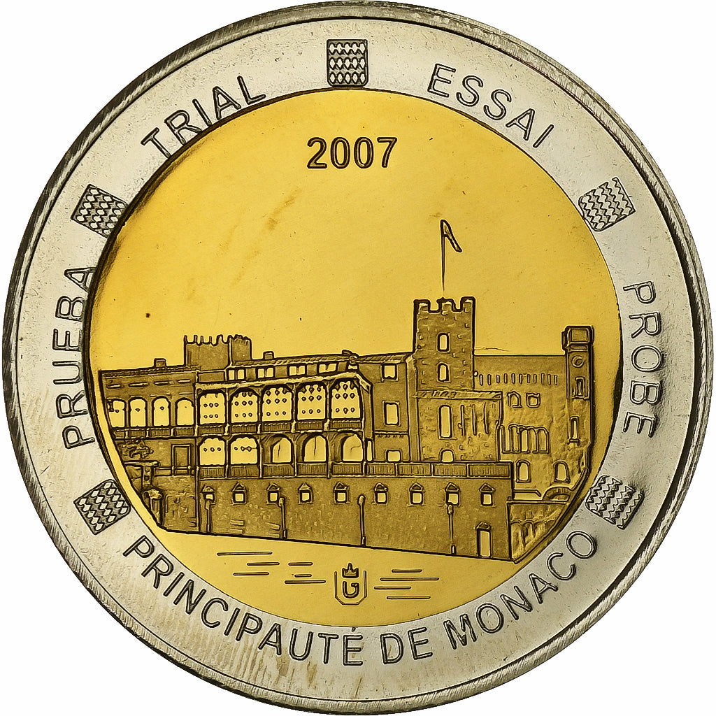 Monaco, medaglia, 10 Euro Essai, Principauté de Monaco, 2007, Bi-metallico