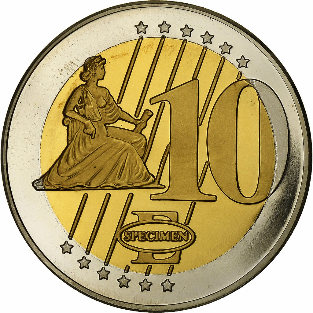 Monaco, medaglia, 10 Euro Essai, Principauté de Monaco, 2007, Bi-metallico