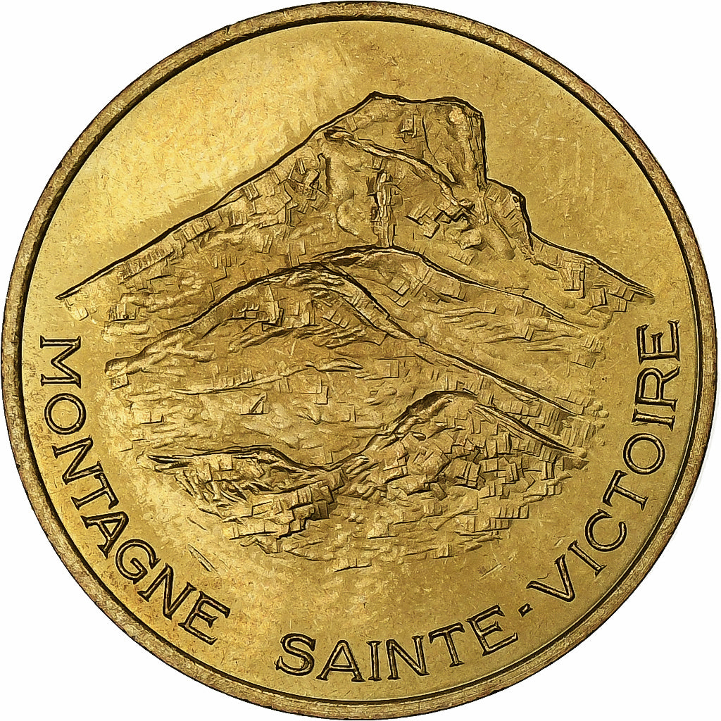 Francja, Ecu, Paul Cézanne, la Montagne Sainte-Victoire