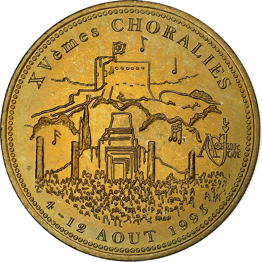Francia, Ecu, Choralies, Vaison-la-Romaine, 1995, Cupro-aluminium-nickel, SPL