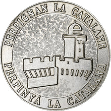 France, 25 Ecu, Perpignan La Catalane, 1994, Argent, SPL