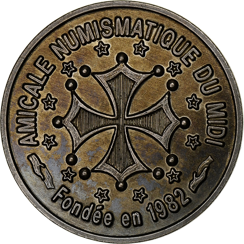 France, Medal, Euros des Villes, 3 Ecu d'Albi, 1995, Nickel, MS(63)