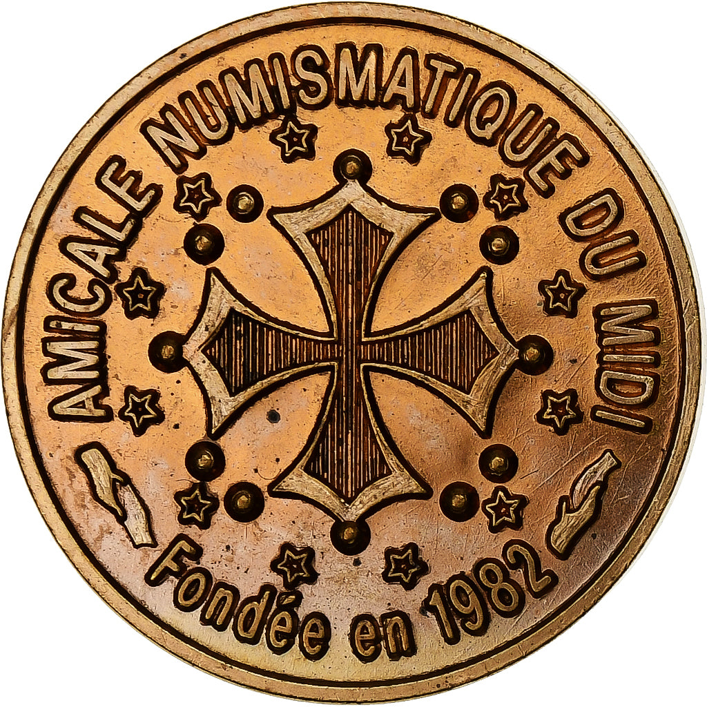 France, Medal, Euros des Villes, 1.5 Ecu d'Albi, 1995, Copper, MS(63)