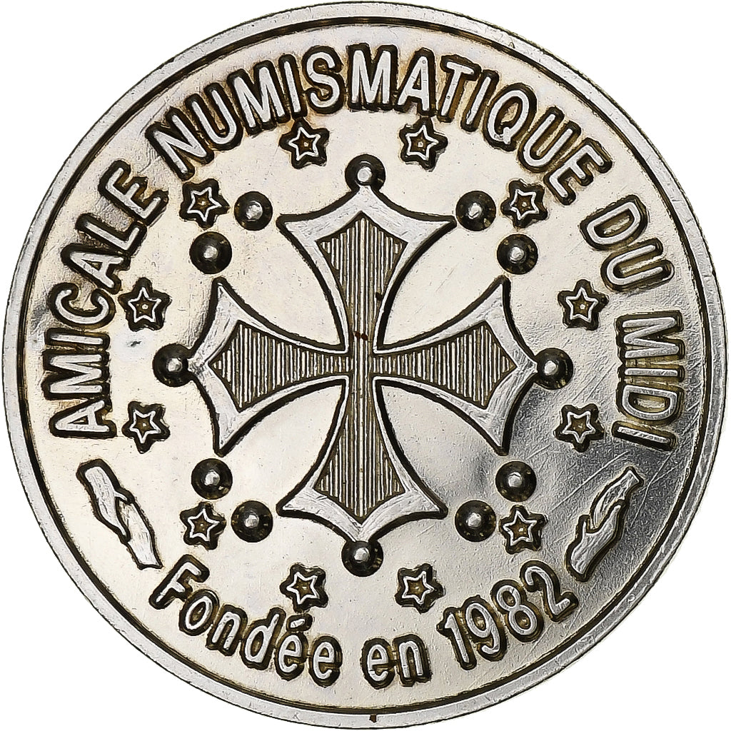 France, Médaille, Euro des villes, 15 Ecus d'Albi, 1995, Argent, SPL