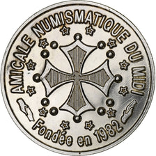 France, Médaille, Euro des villes, 15 Ecus d'Albi, 1995, Argent, SPL