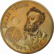France, 3 écus d'Amiens, Cirque Jules Verne, 1995, Monnaie de Paris, Brass