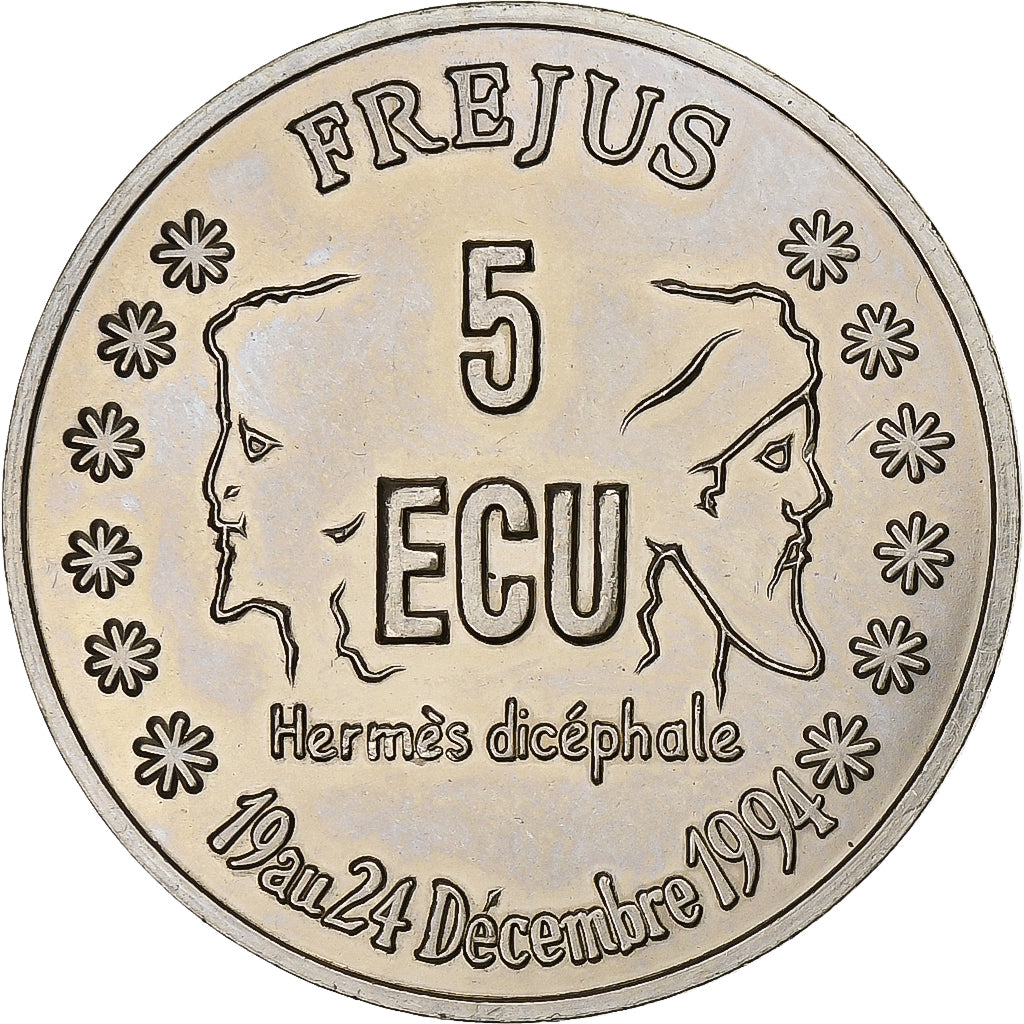 France, 5 Ecus, Fréjus, 1994, Cupronickel, Cardot, MS(63)