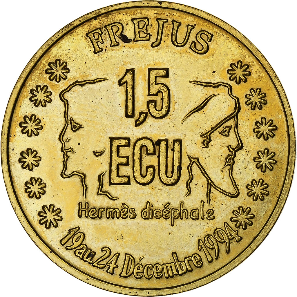 France, 1.5 Ecu, Fréjus, 1994, EF(40-45)