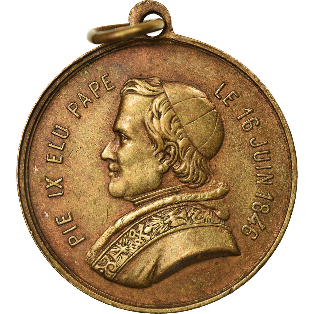 Vatican, Medal, Mort du Pape Pie IX, 1878, AU(55-58), Copper