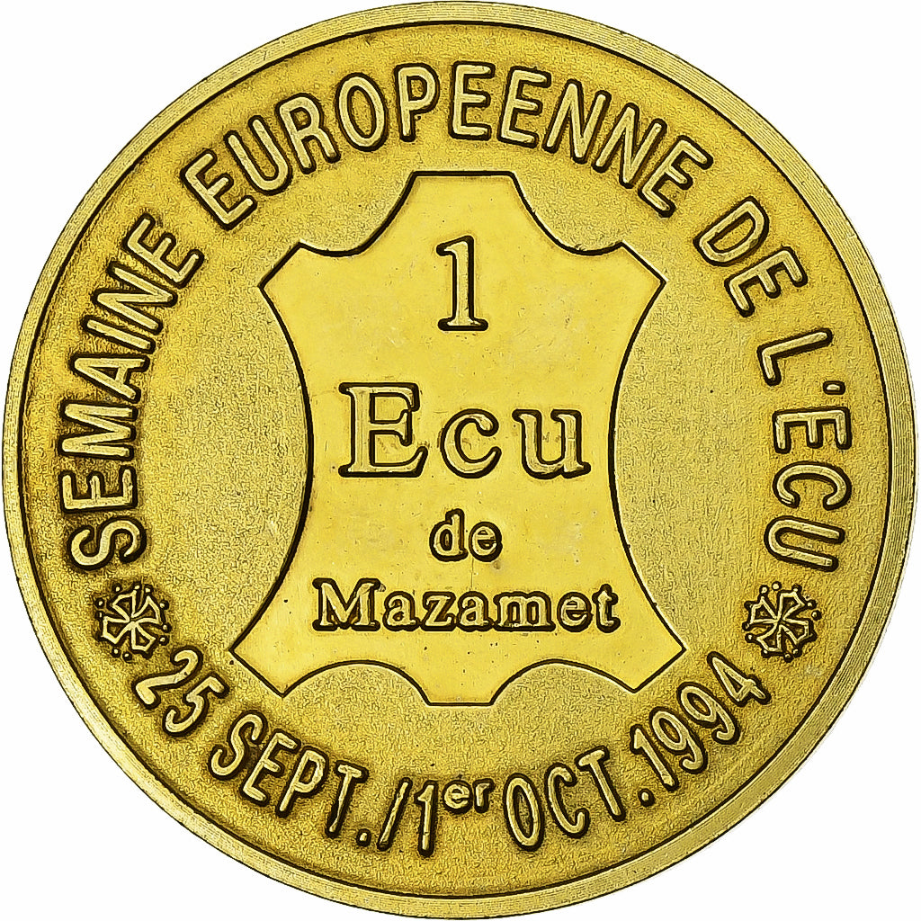 Francia, medaglia, Ecu de Mazamet, 1995, Rame-nichel-alluminio, SPL