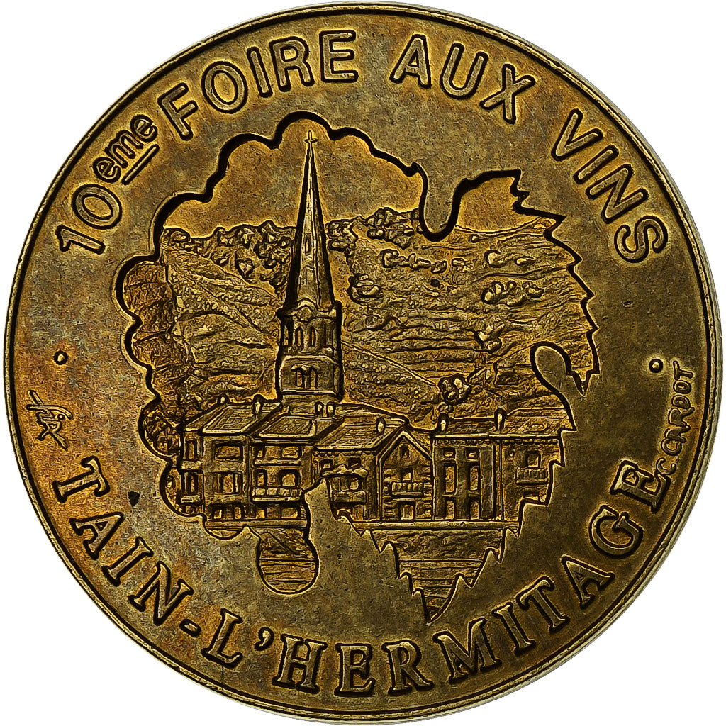 Francia, medaglia, 5 Ecus Tain-L'Hermitage, 1994, Rame-nichel-alluminio, SPL