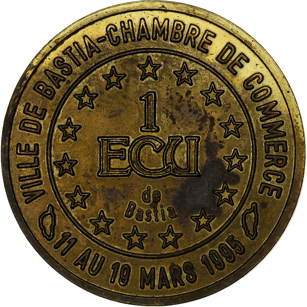 France, Ecu, BASTIA, 1995, EF(40-45)