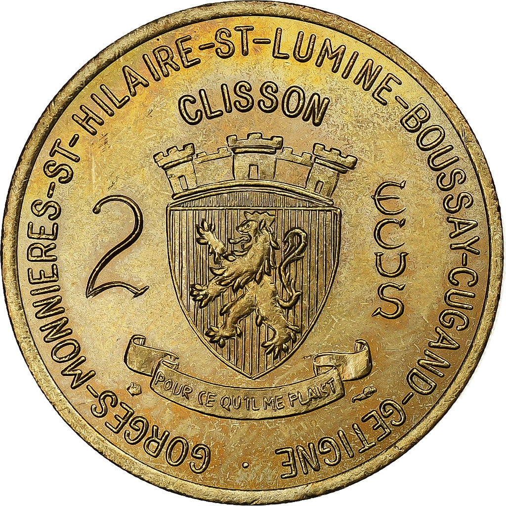 Francia, 2 ECU, Clisson, 1995, N.C., SPL-